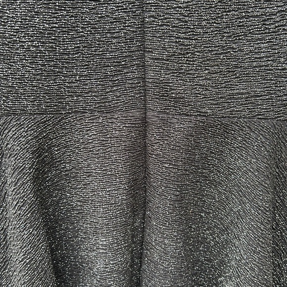 NWT B & A by Betsey and Adam Cocktail Dress Black With Silver Sparkles Prom - Picture 13 of 13